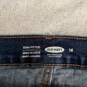 Old Navy size 16 denim shorts with cuff